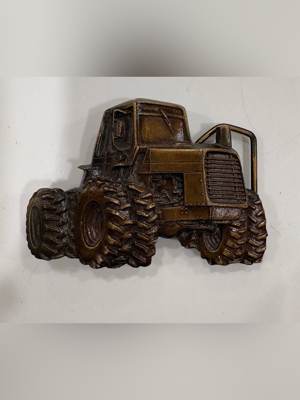 1979 Bronze Tractor Belt Buckle- Rustic